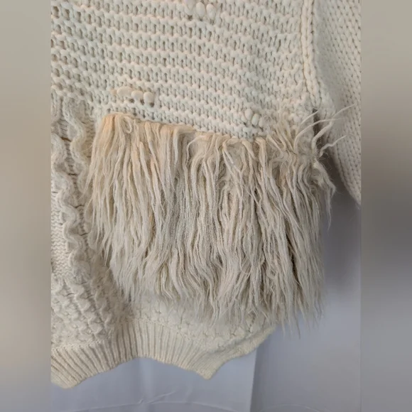 Simone Rocha Cream Sweater with Textured Design Size S In EUC - Picture 4 of 15